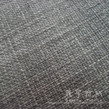 Plaine de teint 100 % Polyester tissu lin pour canapé